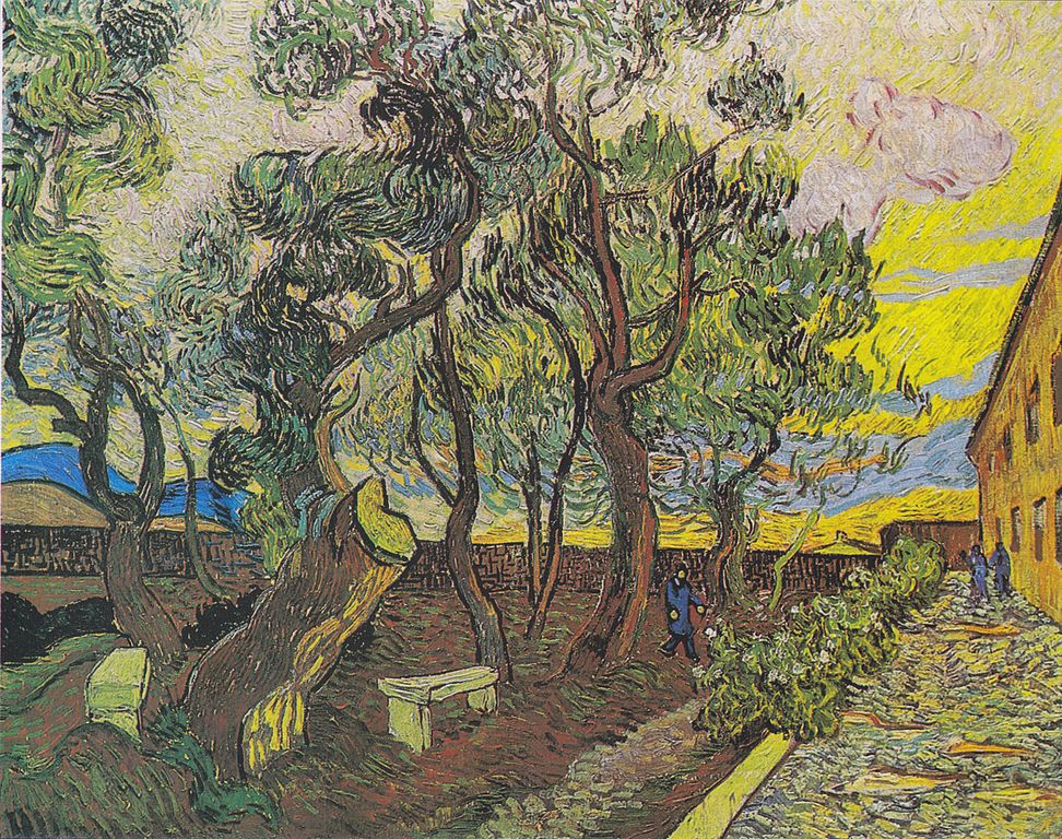 The Garden of the Asylum at Saint-Rémy