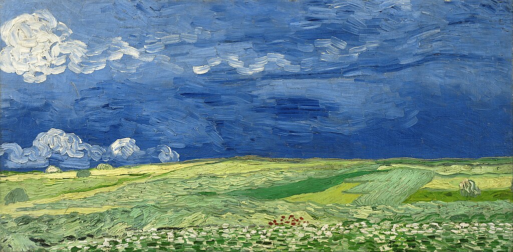 Wheat Field under Thunderclouds